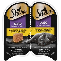 SHEBA® PERFECT PORTIONS™ Premium Paté Gourmet Chicken & Tuna Entrée