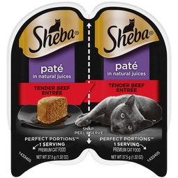 SHEBA® PERFECT PORTIONS™ Premium Paté Tender Beef Entrée image