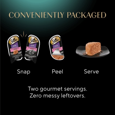 SHEBA® PERFECT PORTIONS™ Premium Paté Sustainable Salmon Entrée image 1