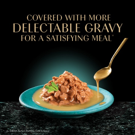 SHEBA® GRAVY INDULGENCE™ White Fish image 1