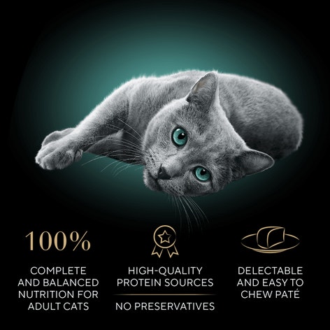 SHEBA PERFECT PORTIONS Premium Pate Signature Seafood Entree