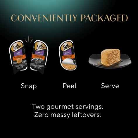 SHEBA® PERFECT PORTIONS™ Premium Paté Roasted Chicken & Liver Entrée image 1