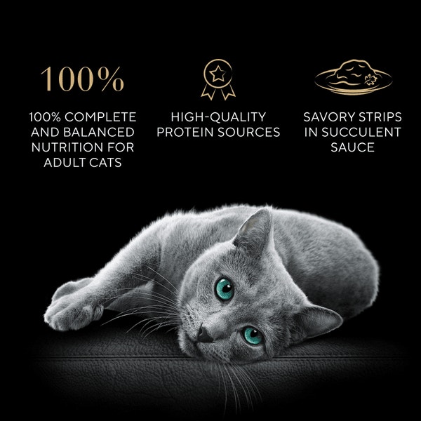 Sheba Perfect Portions Grilled in Savory Sauce Adult Wet Cat Food with Tender Tuna in Gravy, 2.64 oz. Twin-Pack Trays, 24 Count, 48 Servings image 2