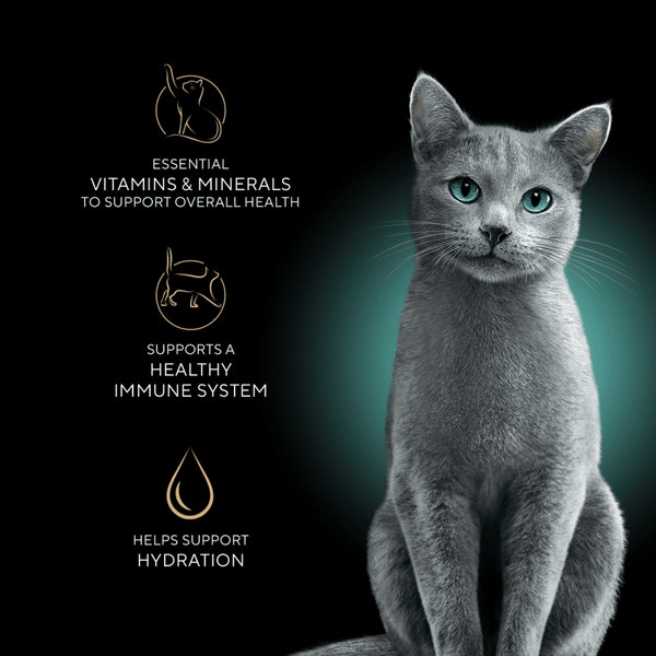 SHEBA® PERFECT PORTIONS™ Cuts in Gravy Sustainable Tuna Entrée and Roasted Chicken Entrée image 2