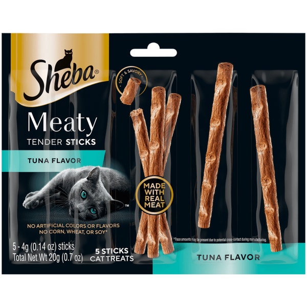 SHEBA® CAT TREATS Meaty Tender Sticks Tuna Flavor image 1