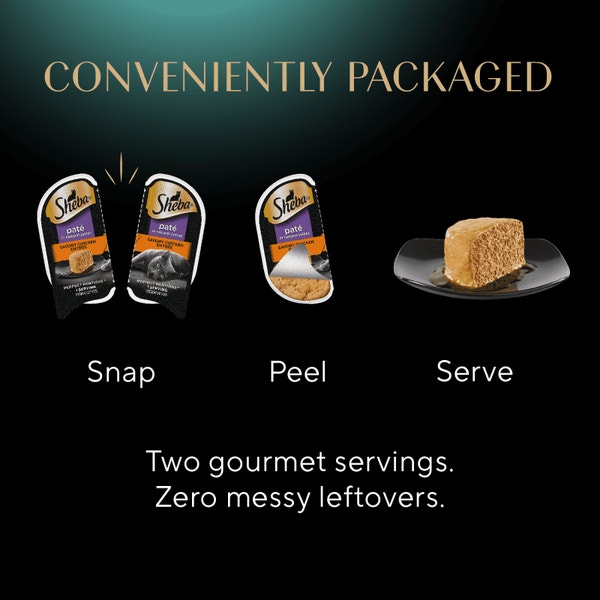 SHEBA® PERFECT PORTIONS™ Premium Paté Savory Chicken Entrée image 4