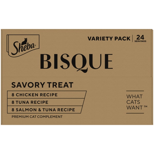 Sheba Bisque Savory Cat Treats Variety Pack image 1