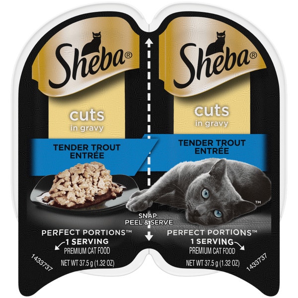 SHEBA® PERFECT PORTIONS™ Cuts in Gravy Tender Trout Entrée image 1