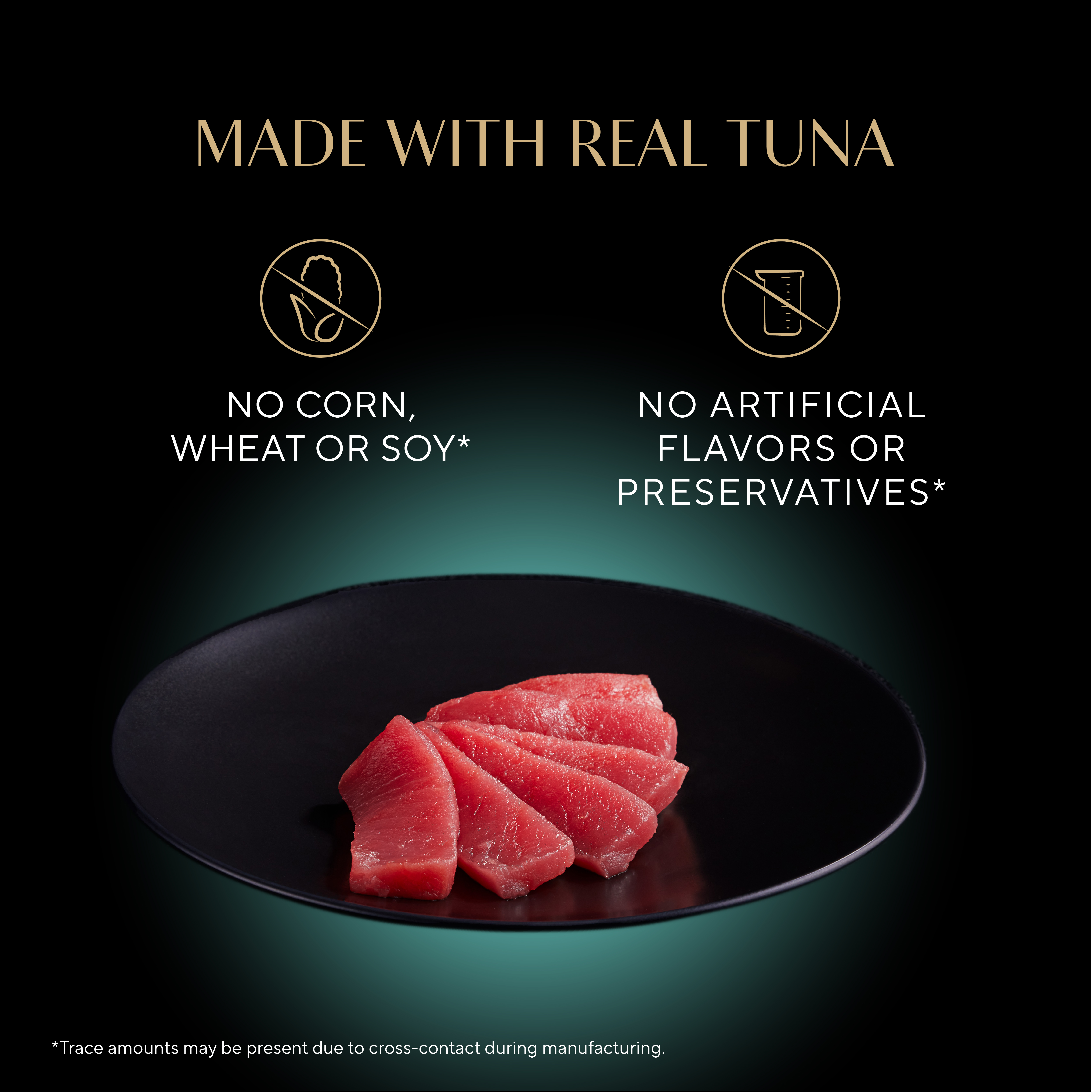 Sheba Perfect Portions Grilled in Savory Sauce Adult Wet Cat Food with Tender Tuna in Gravy, 2.64 oz. Twin-Pack Trays, 24 Count, 48 Servings guaranteed analysis image