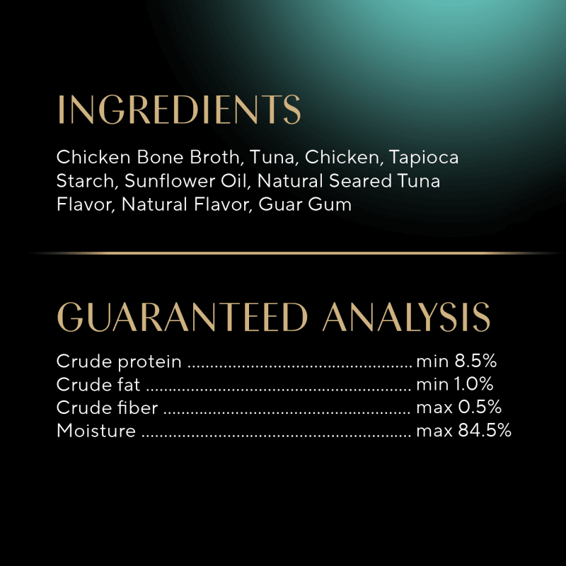 Sheba Premium Puree Seared Tuna Flavor Cat Treats Lickable, 0.49 oz Tubes, 4 Count ingredients image