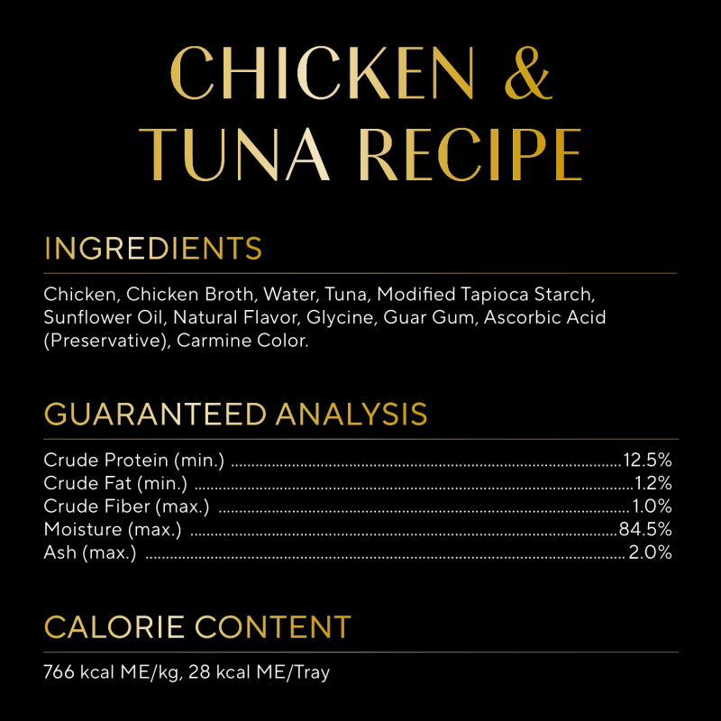 Sheba® Selections Filets in Broth Cat Meal Complement Chicken & Tuna Recipe ingredients image