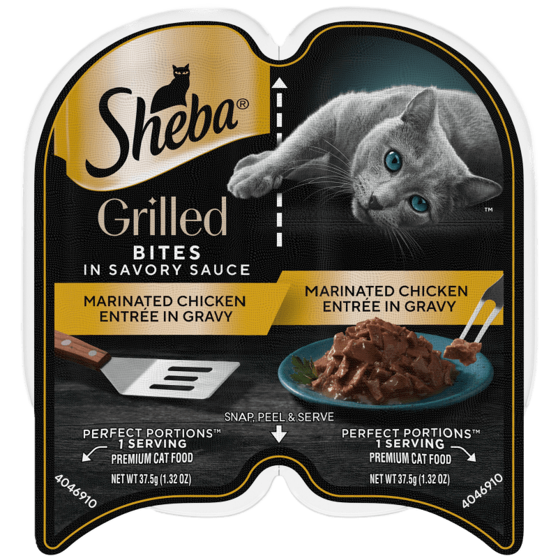 Sheba Perfect Portions Grilled in Savory Sauce Adult Wet Cat Food