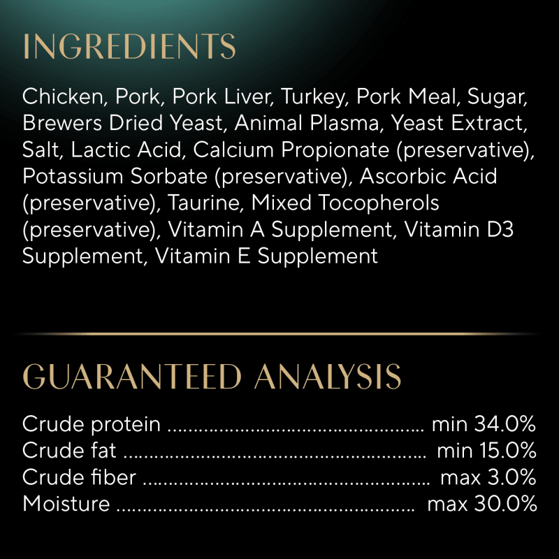 SHEBA® CAT TREATS Meaty Tender Sticks Chicken Flavor ingredients image