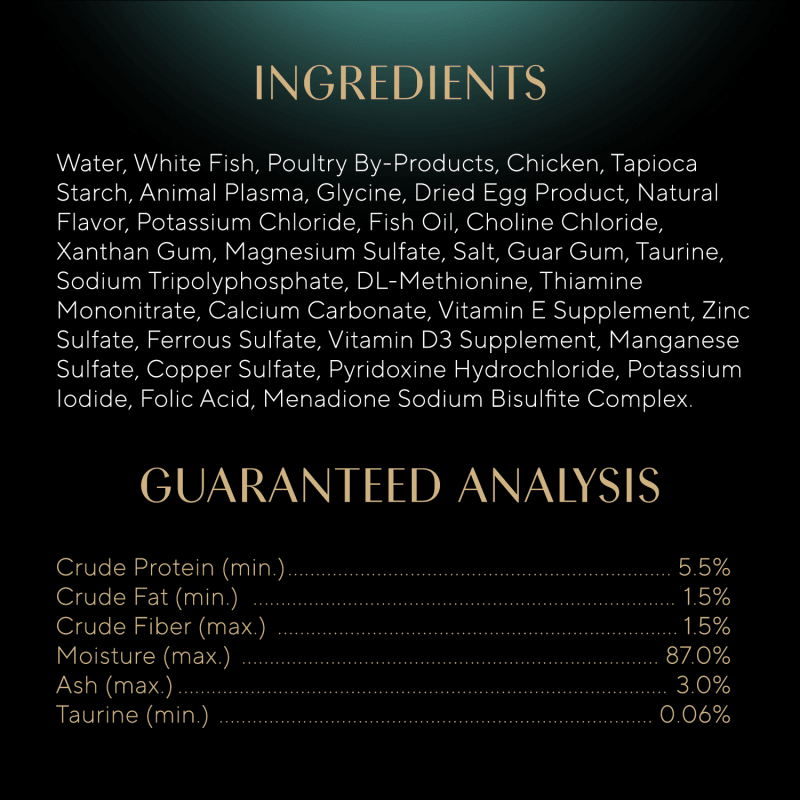 SHEBA® GRAVY INDULGENCE™ White Fish ingredients image