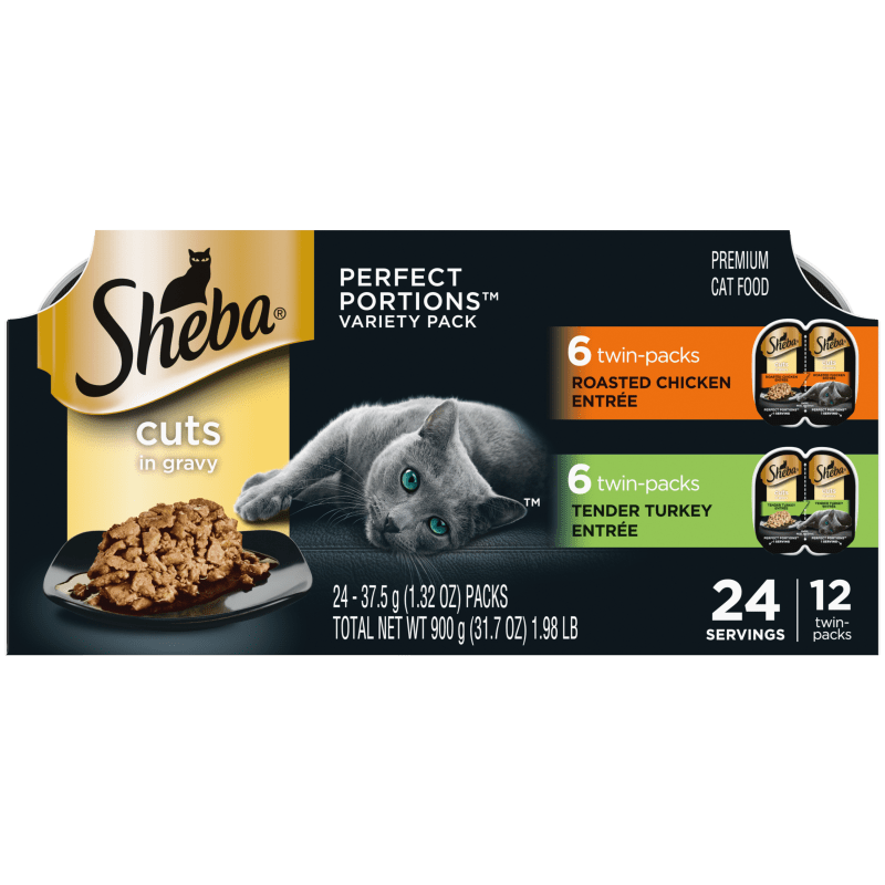 SHEBA® PERFECT PORTIONS™ Cuts in Gravy Roasted Chicken