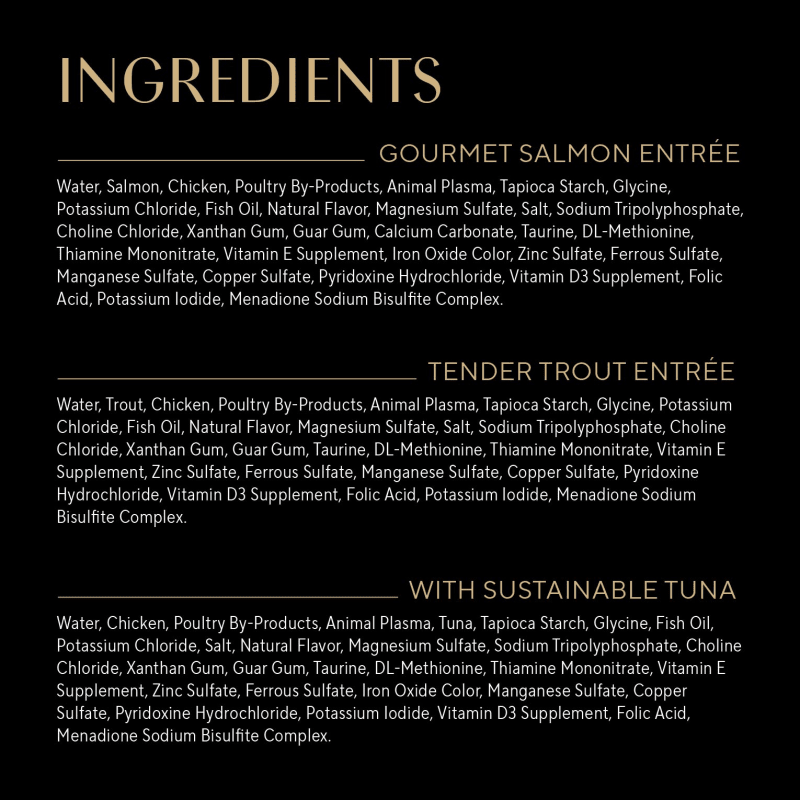 SHEBA® PERFECT PORTIONS™ Salmon, Trout, and Sustainable Tuna Entrée