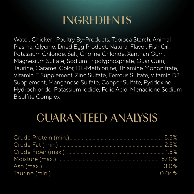SHEBA® GRAVY INDULGENCE™ Chicken ingredients image